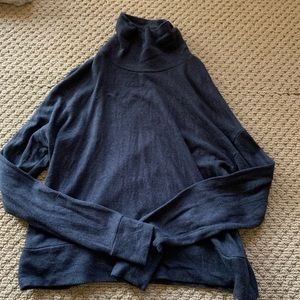 Aritzia Community blue turtle neck